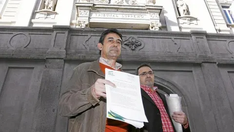 El presidente del Safja, José Manuel Mateo, se desplazó ayer a Madrid para presentar la querella criminal ante el Tribunal Supremo