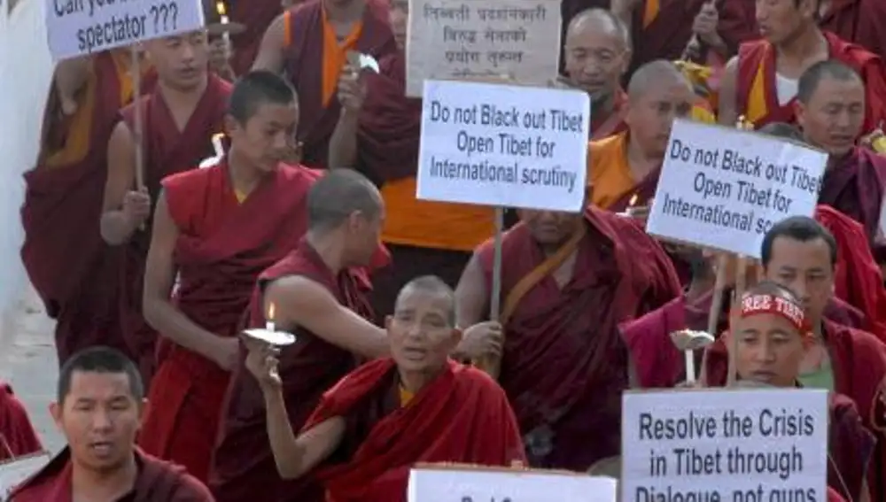 Condenan a muerte a cuatro tibetanos detenidos durante la revuelta de Lhasa de 2008