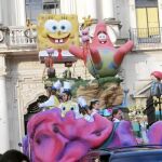 La carroza de Bob Esponja fue una de la más vitoreadas por los niños que asistieron a la Cabalgata de Reyes