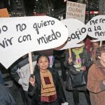 En la imagen, una concentración contra la violencia de género en Barcelona, en noviembre de 2009