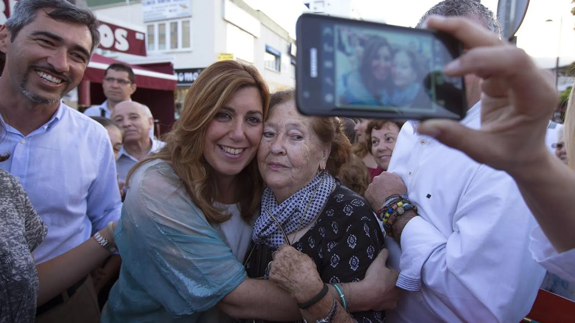 La presidenta de la Junta de Andalucía en funciones, Susana Díaz