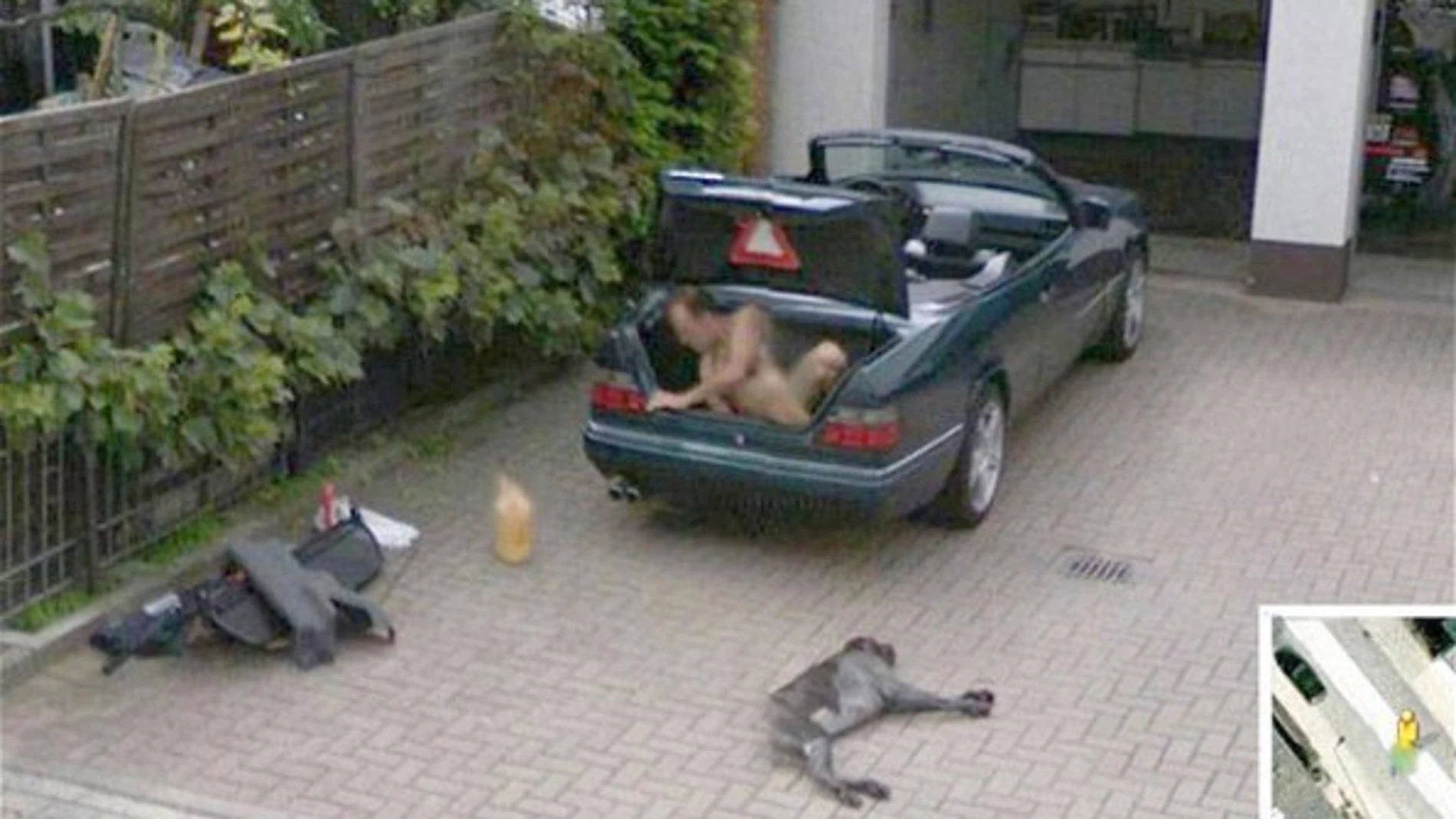 El misterio del hombre desnudo de Google Street View
