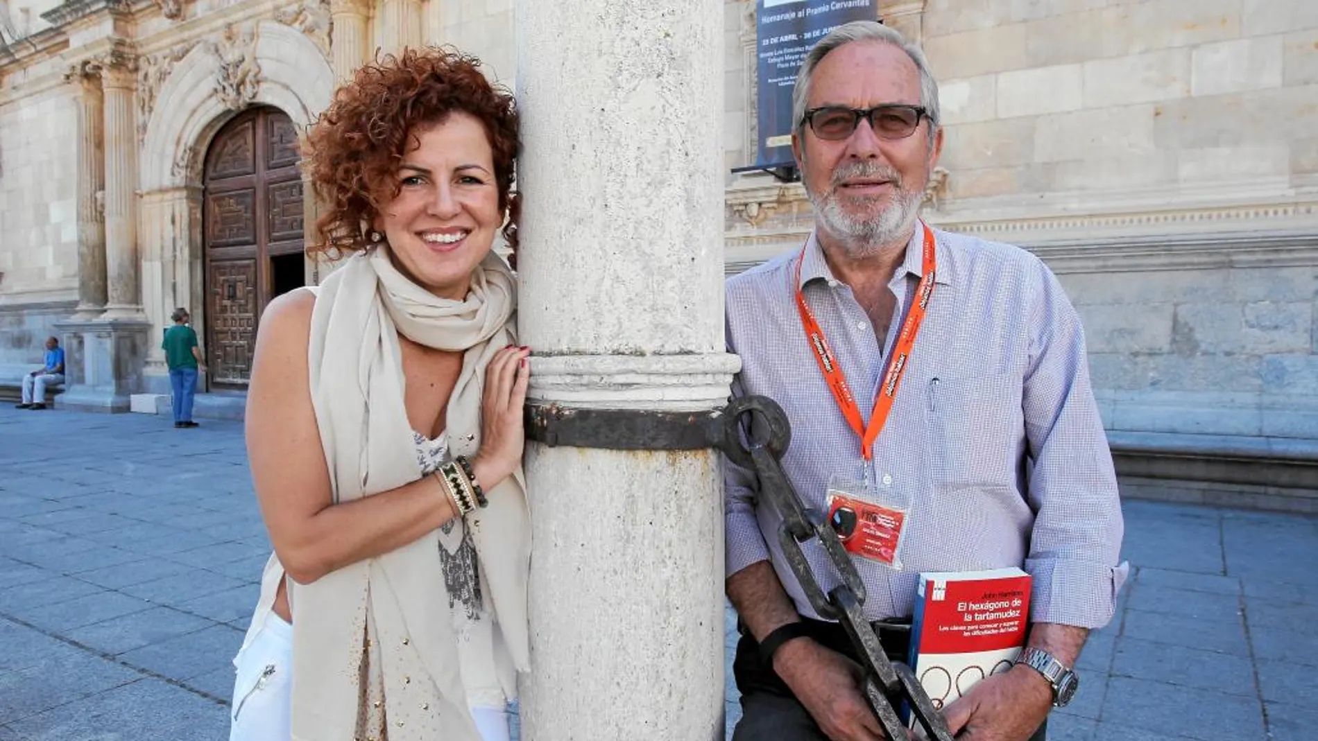 Yolanda Sala y Adolfo Sánchez, organizadores del encuentro