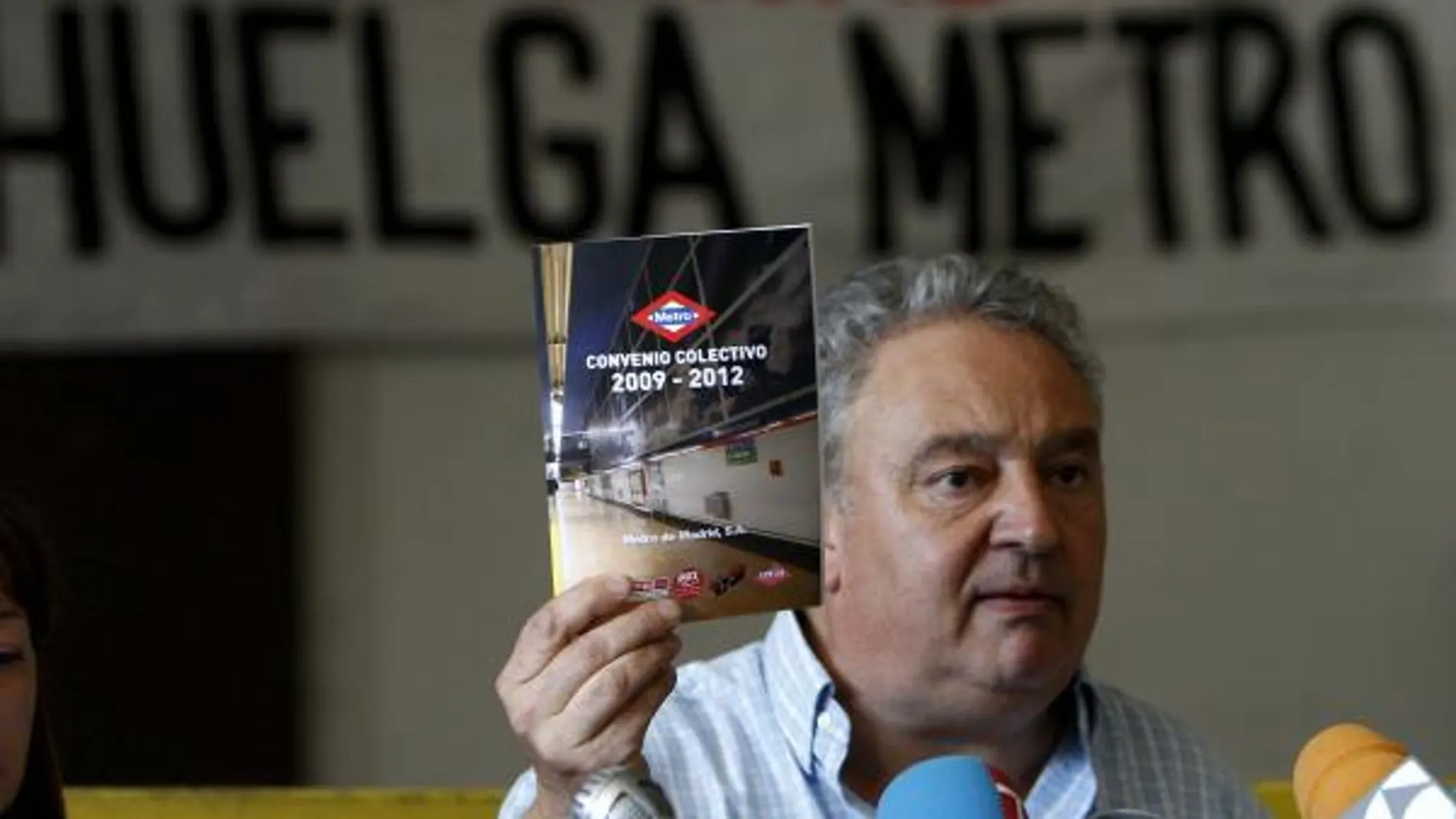 El portavoz de los sindicatos de Metro, Antonio Asensio