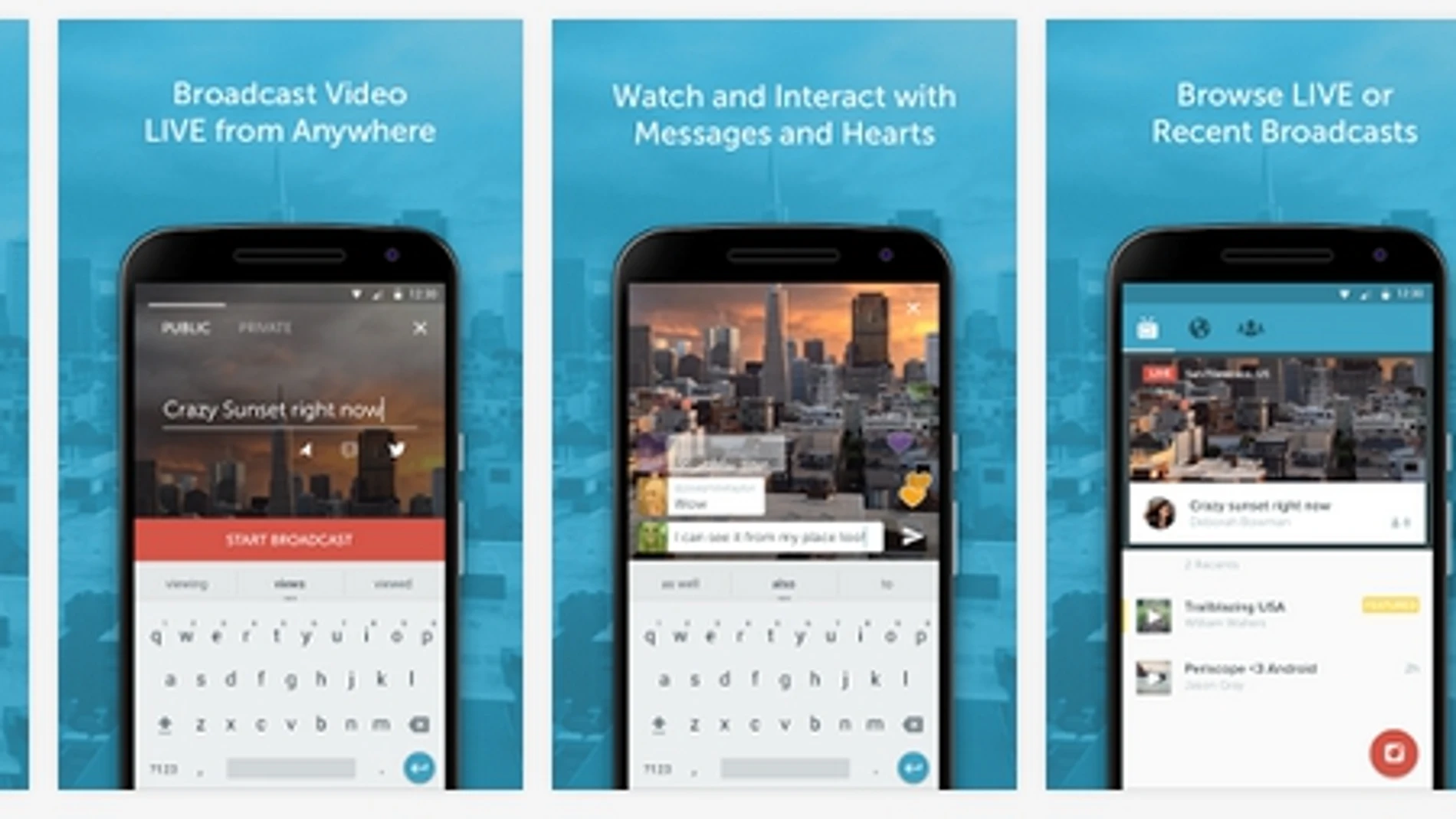 Periscope llega a Android