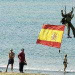 El PNV protesta contra el Ejército por colocar una bandera de España en un monte vizcaíno