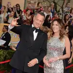 La actriz Rita Wilson con su esposo Tom Hanks