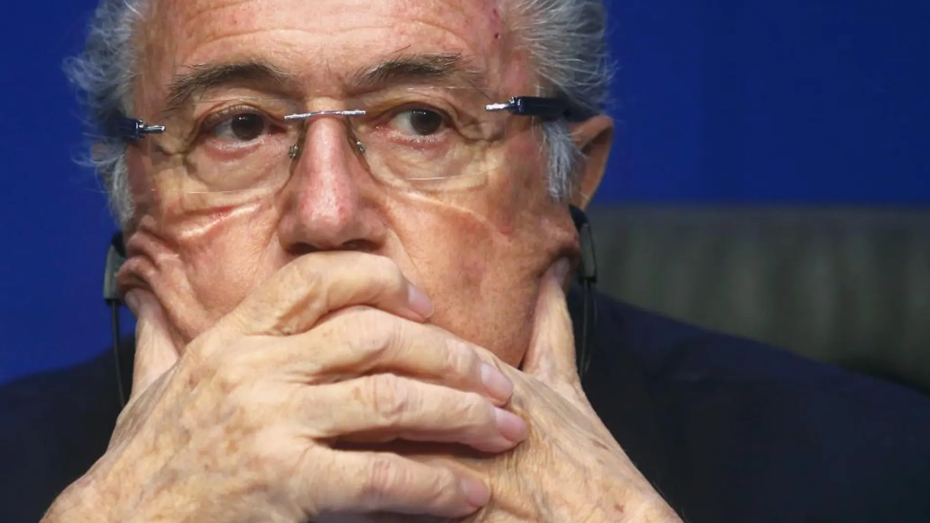 El reelegido presidente de la FIFA, Joseph Blatter