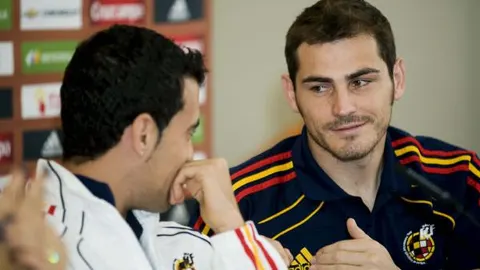 Casillas y Busquets, hoy