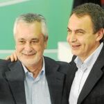 Griñán y Zapatero, durante el último Congreso Extraordinario del PSOE-A celebrado en Sevilla