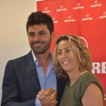 Julián Alonso y Gala León, en la presentación del primero hoy