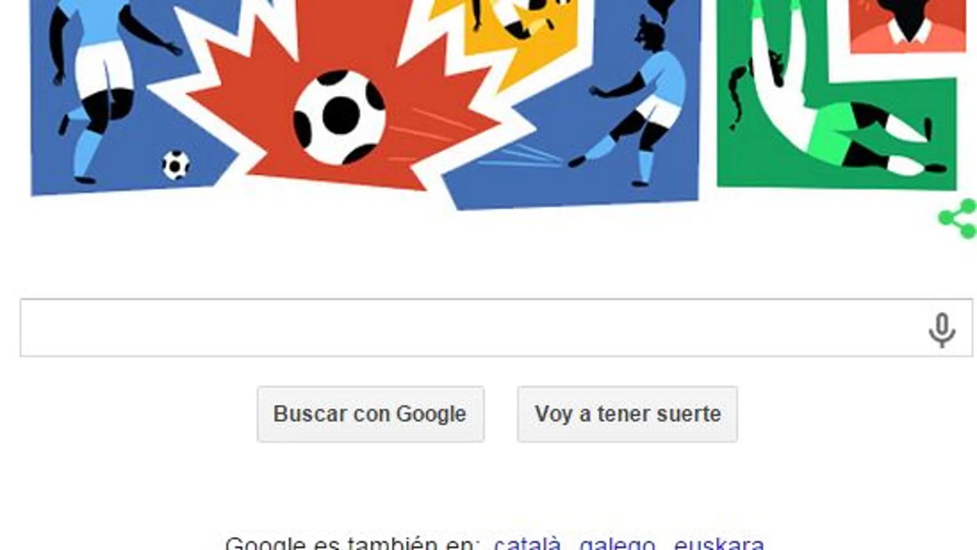 El Mundial de fútbol femenino, en el doodle de Google