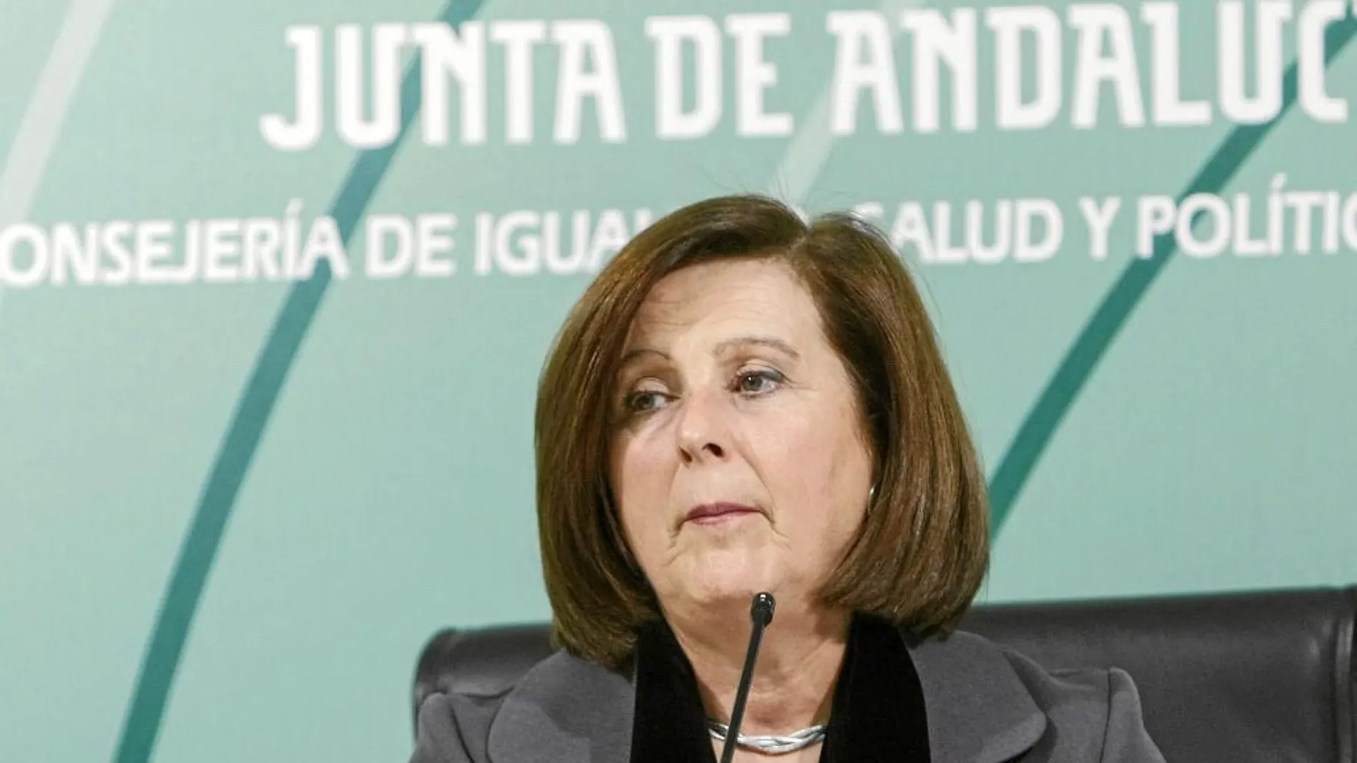 La consejera de Salud, María José Sánchez Rubio