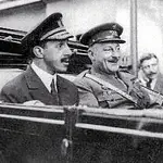 Alfonso XIII, junto a Primo de Rivera