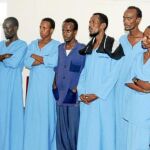 Diez piratas somalíes fueron ayer condenados a cinco años de cárcel por planear atentar contra un barco