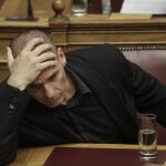 El ministro de Finanzas griego, Yanis Varufakis, durante una sesión en el Parlamento de Atenas