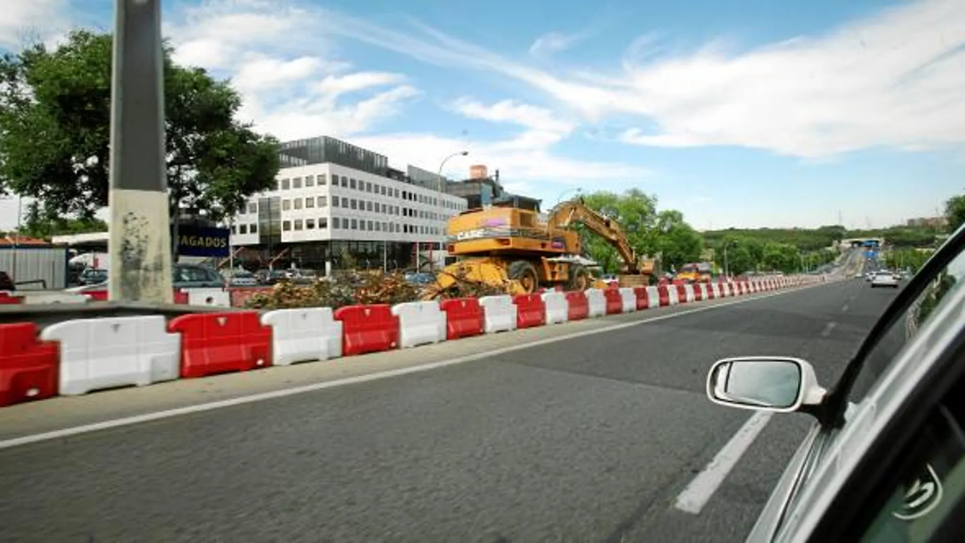 Un carril de O¿Donnell, cortado por obras