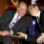 El Rey elogia en Australia el papel del pueblo español en la Transición