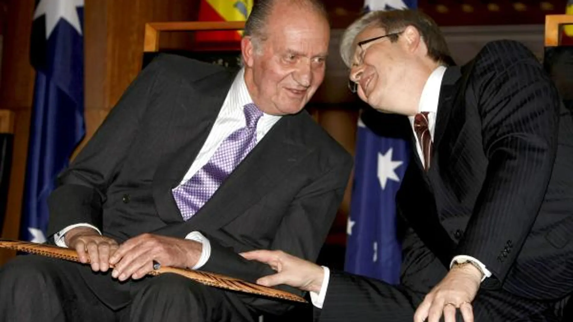 El Rey elogia en Australia el papel del pueblo español en la Transición