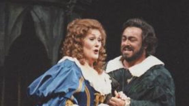 Joan Sutherland con Pavarotti