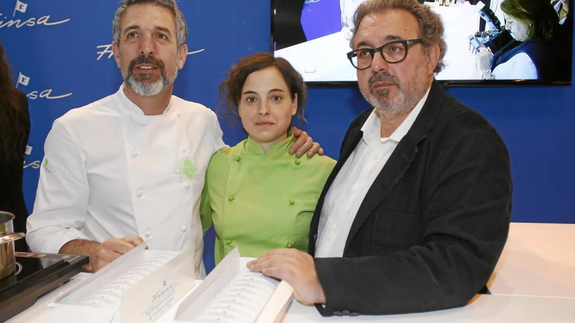 Pepe Solla, Lydia del Olmo y Juanjo López-Bedmar