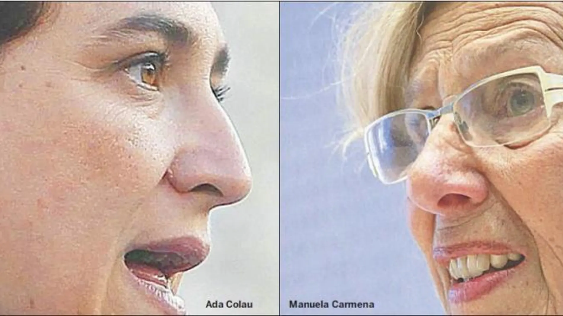 Ada Colau y Manuela Carmena
