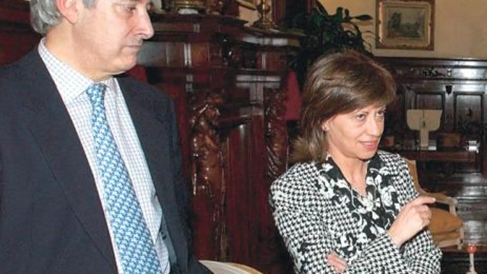 Elena Espinosa y Carlos Escribano