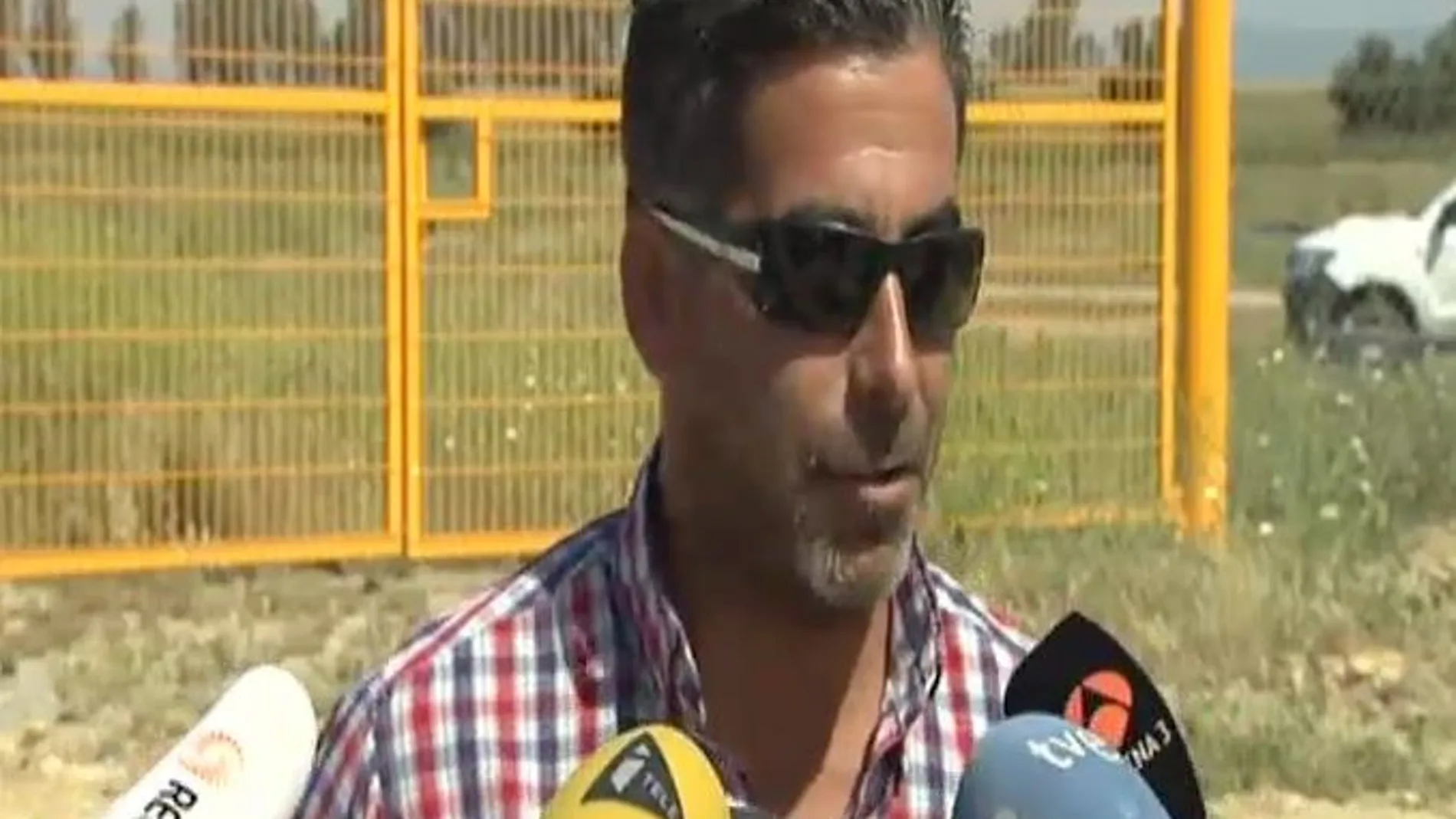 Los dos agricultores fueron los primeros en llegar al lugar del accidente