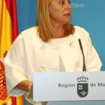La portavoz del Ejecutivo regional, María Pedro Reverte