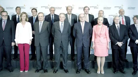 Fotografía de familia del nuevo consejo de Administración de Gas Natural Fenosa