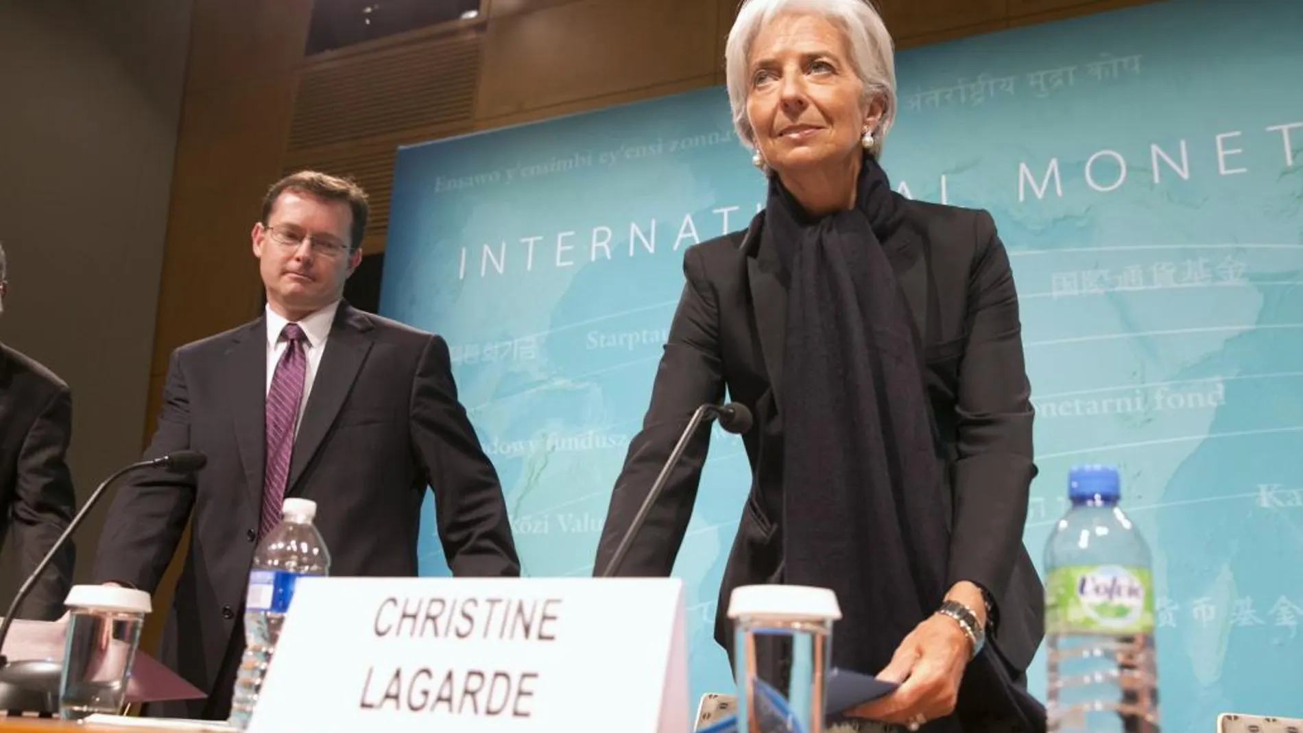 La directora gerente del FMI, Christine Lagarde