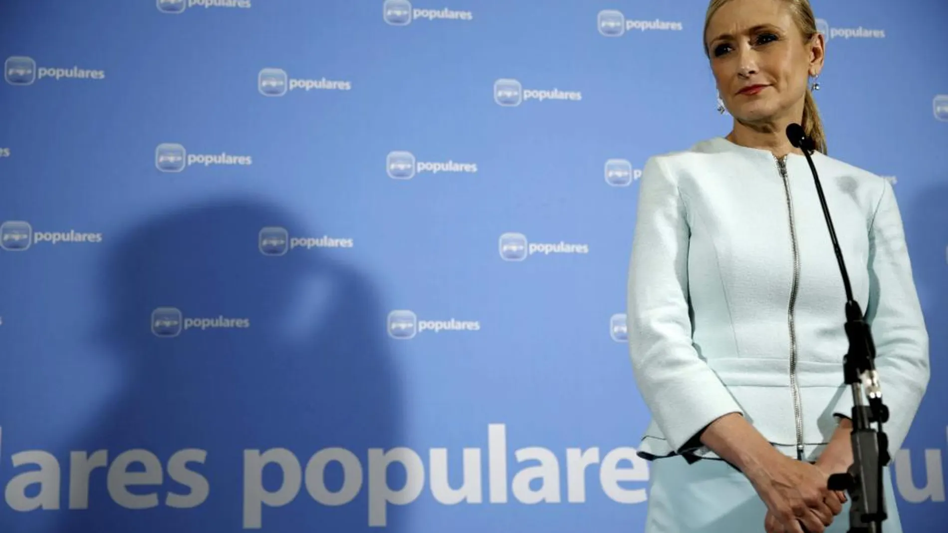 La candidata del PP a la Comunidad, Cristina Cifuentes