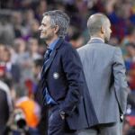 mourinho y guardiola, en su último enfrentamiento directo, el curso pasado en la «Champions»
