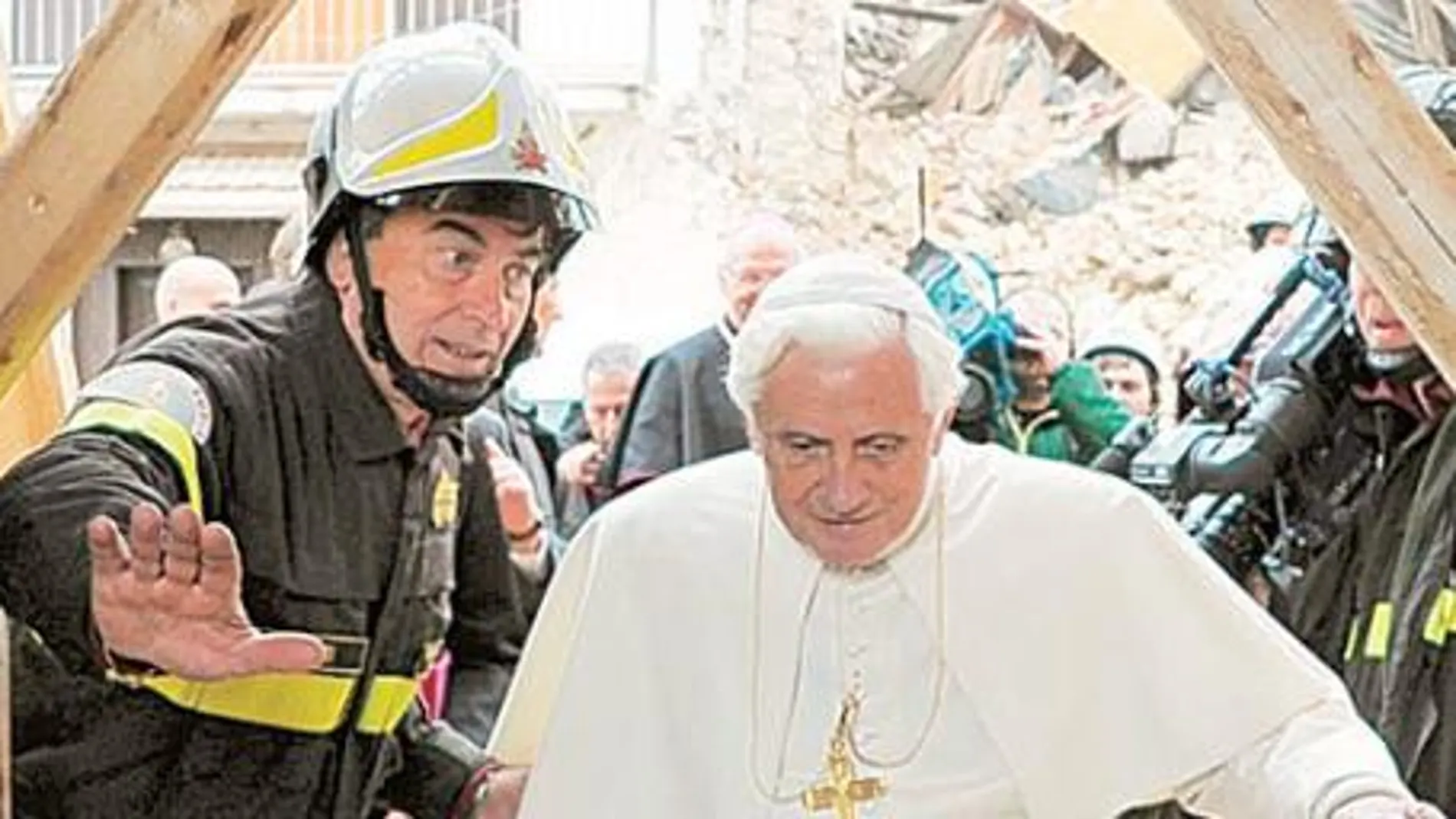 El Papa: «No os habéis rendido vuestro ánimo invita a la esperanza»