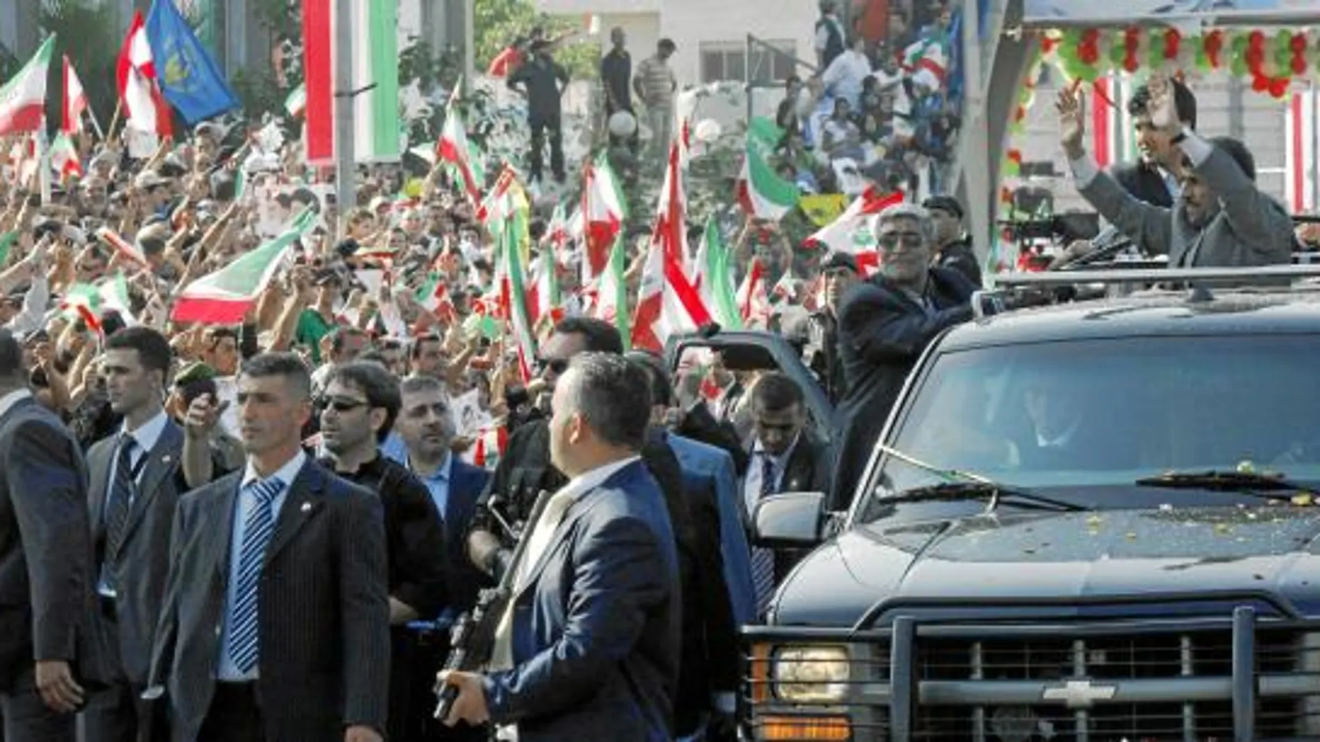 Ahmadineyad apela en el Líbano a proseguir juntos la lucha contra Israel