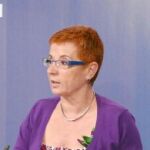 La candidata a la presidencia de la Comunidad Autónoma, Begoña García Retegui