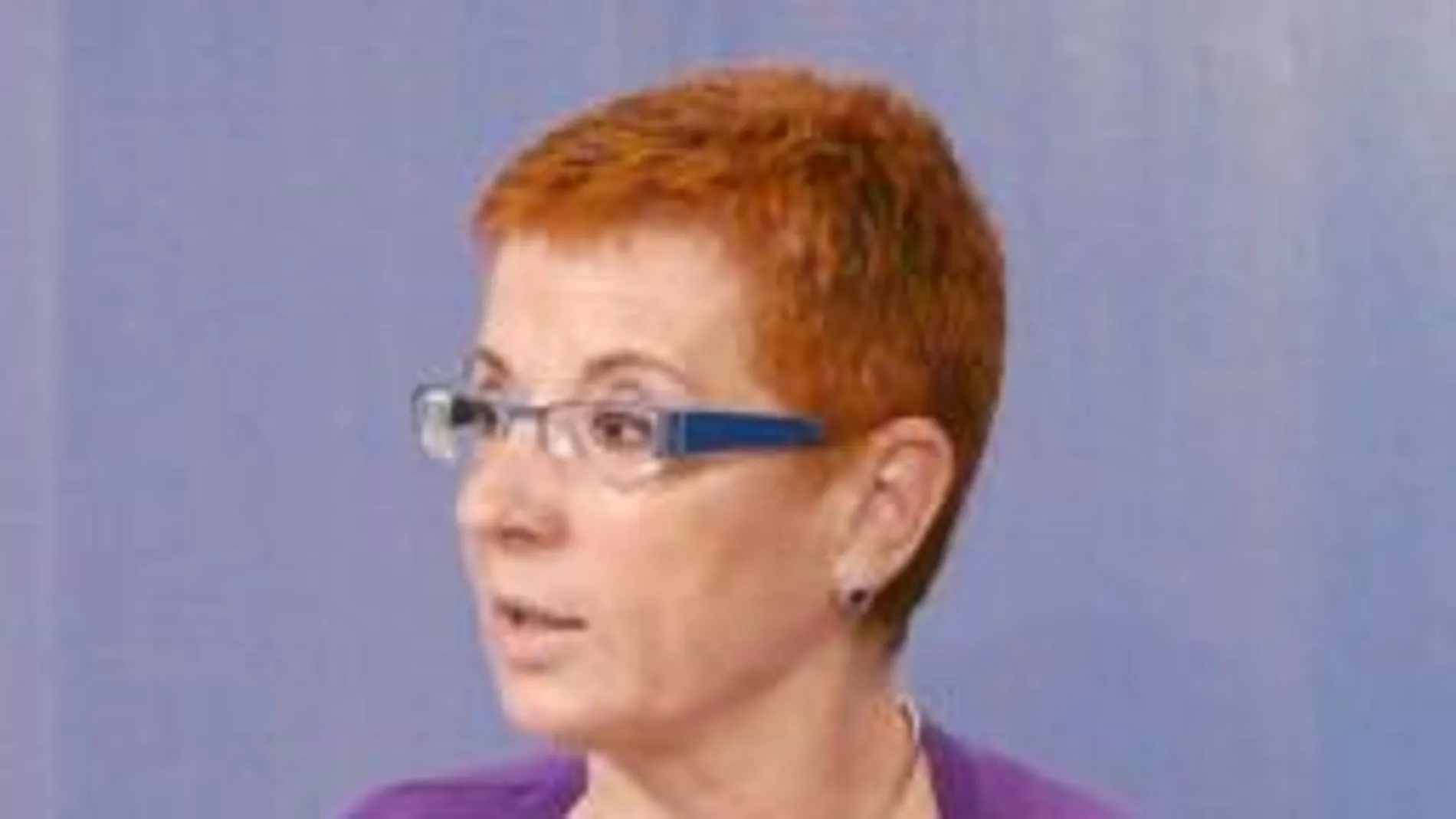 La candidata a la presidencia de la Comunidad Autónoma, Begoña García Retegui