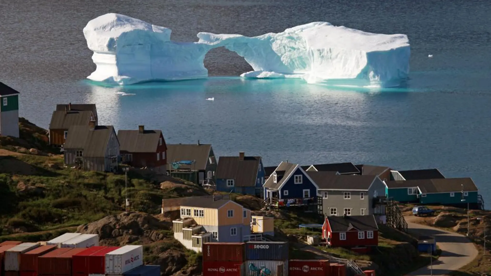 Un iceberg frente a las costas de Groenlandia