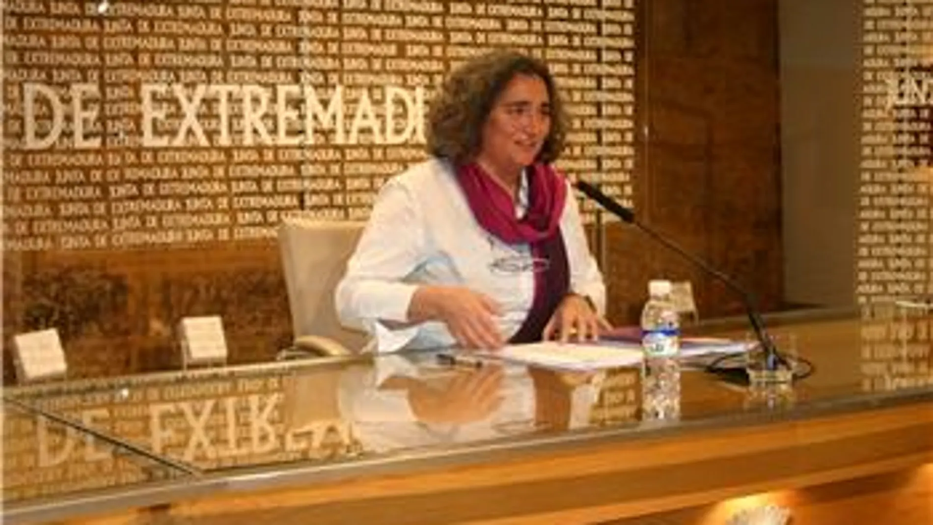La directora del Instituto de la Mujer de Extremadura (IMEX), María José Pulido