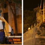Fomento retiró la estatua de Franco sin licencia ni potestad para hacerlo