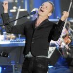 Sting, durante el concierto que ofreció el miércoles en Bilbao