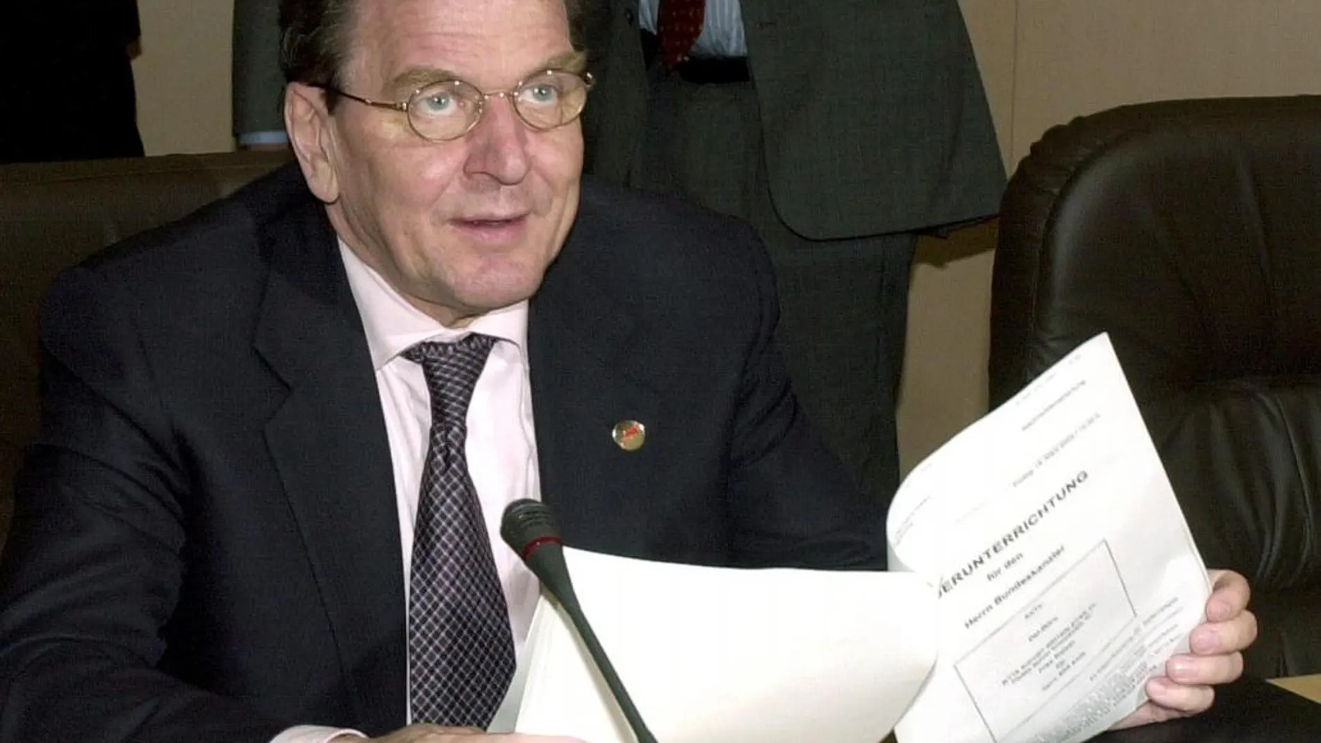Canciller Gerhard Schroder