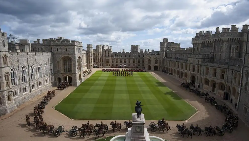 Castillo de Windsor, en Berkshire, Inglaterra.