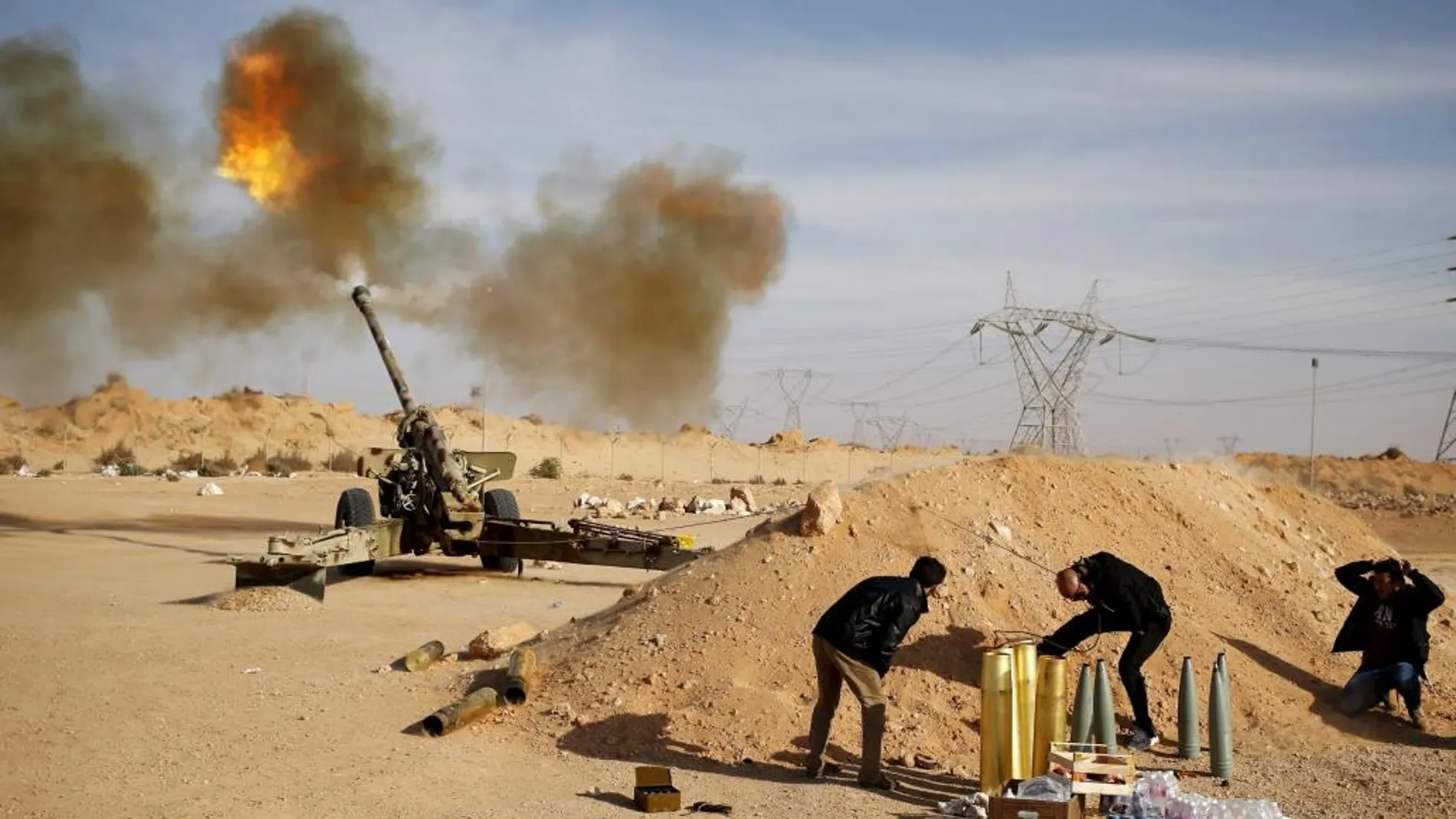 Combates en Libia entre el Ejército y el Estado Islámico.