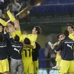  El Villarreal aspira aún a la Liga Europa tras vencer al Valencia (2-0)