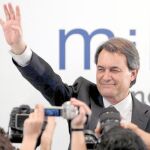 El líder de Convergencia, Artur Mas, en las elecciones catalanas
