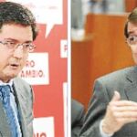 Los secretarios regionales del PSOE y del PP, Óscar López y Fernández Mañueco, discrepan sobre las diputaciones