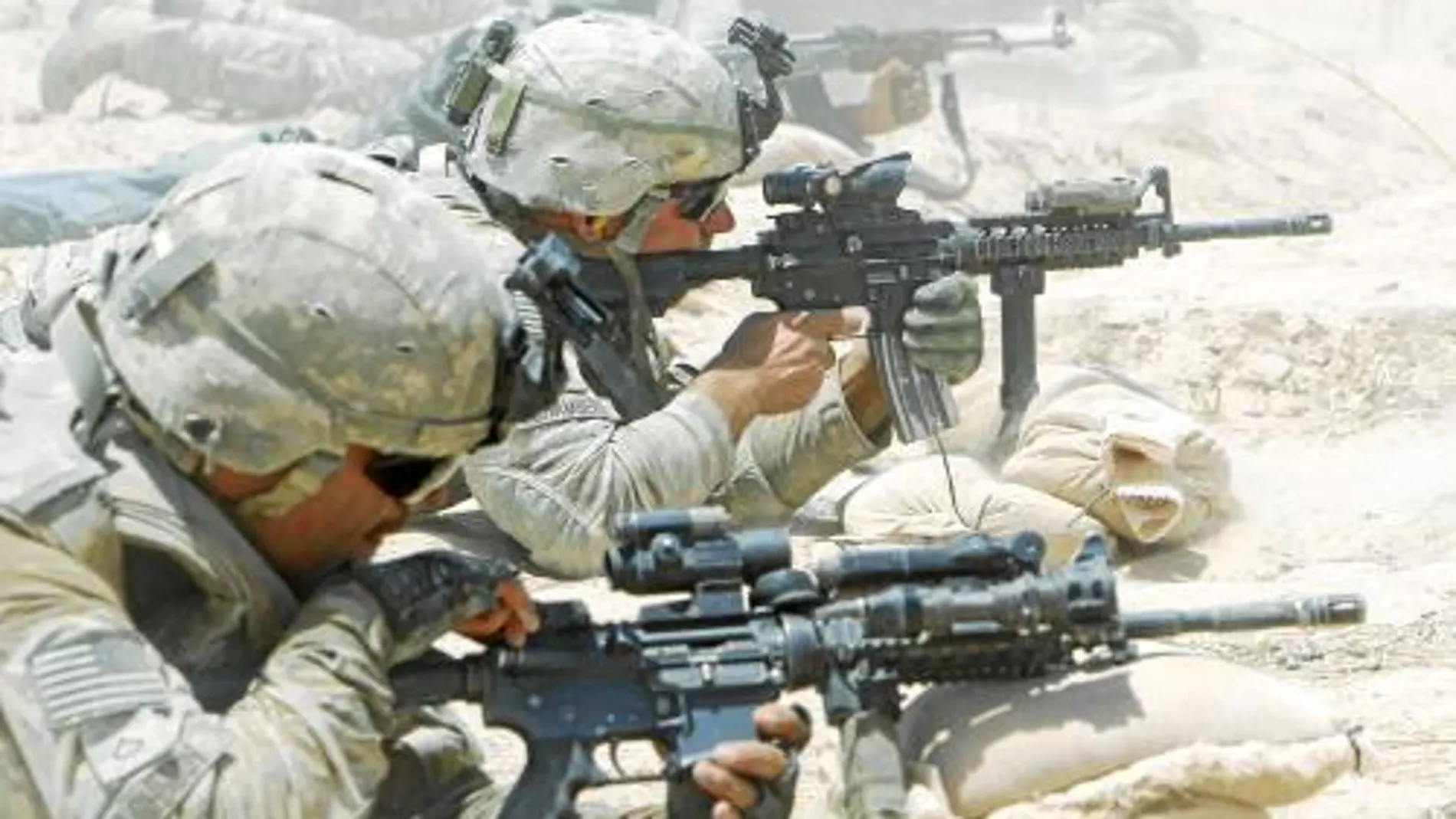 Tropas estadounidenses en Kandahar (Afganistán)