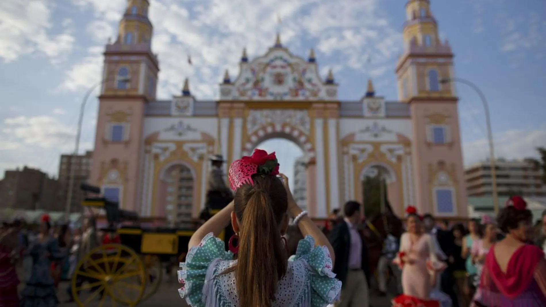 Los franceses e italianos, los europeos que más van a la Feria de Sevilla