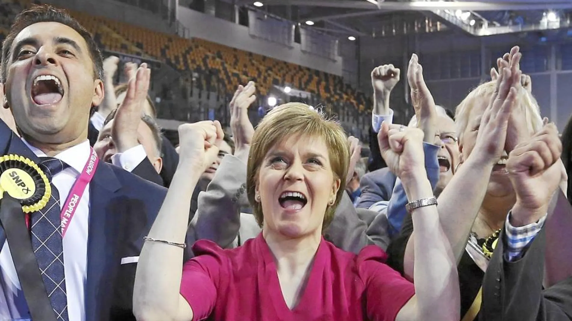 La celebración de la victoria de Sturgeon
